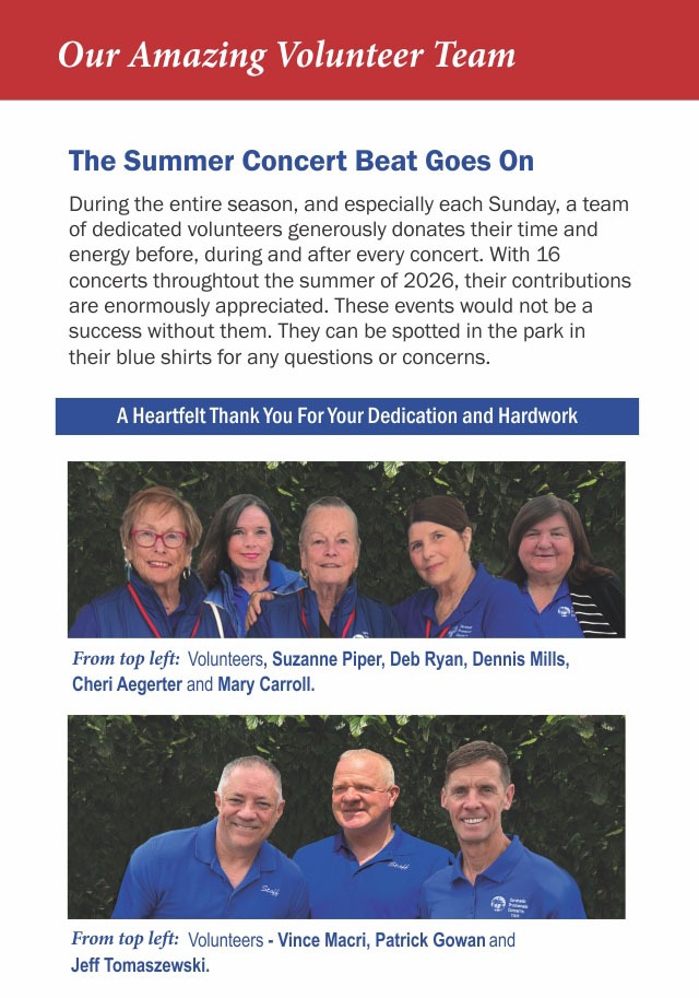 2026 Volunteers Coronado Concertss