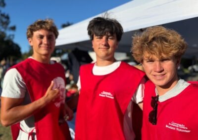 Red Bucket Volunteers Rock